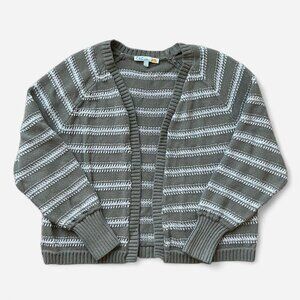 A New Day Pink Knit Button Front Cardigan